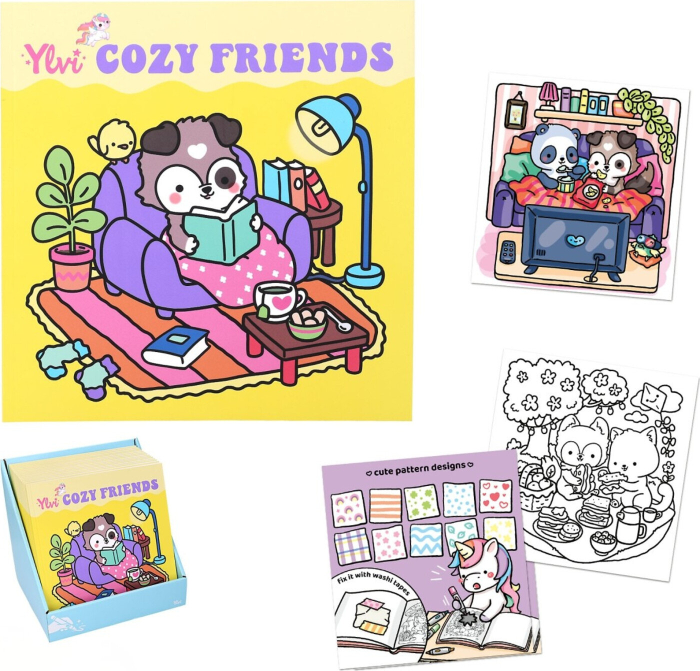 Ylvi - Cozy Friends Malebog - Bog