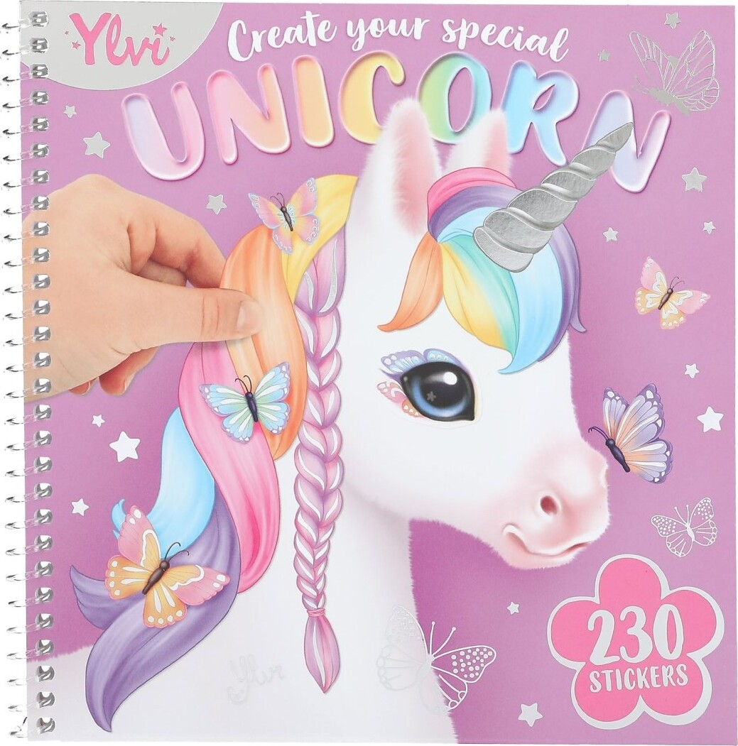 Ylvi - Create Your Special Unicorn Sticker Bog - Bog