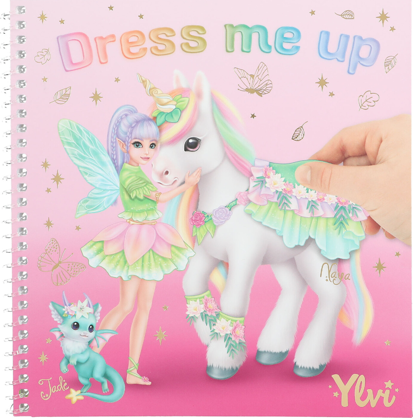 Klistermærkebog Til Børn - Dress Me Up - Ylvi - Bog