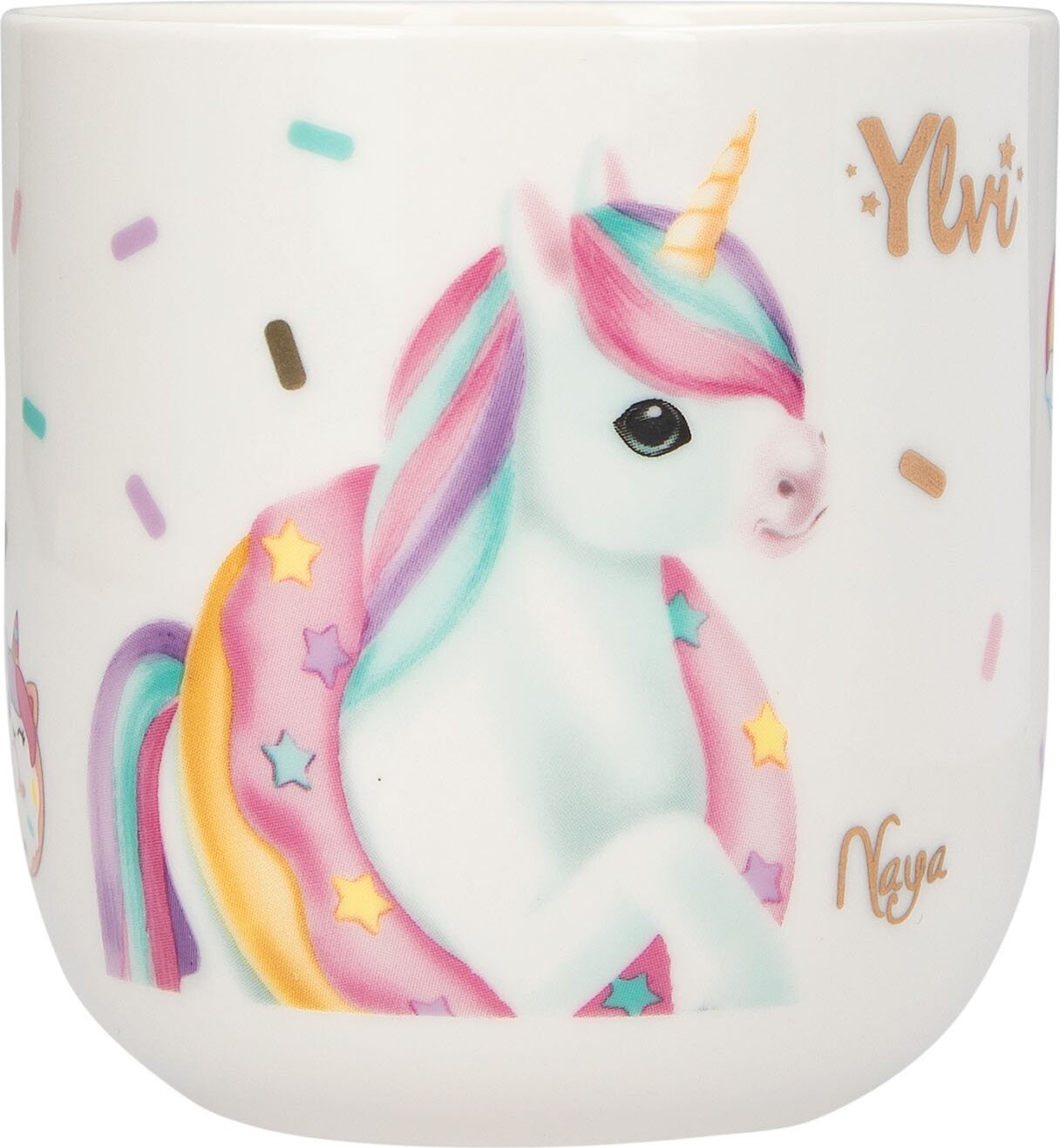 Ylvi - Krus Uden Hank Til Børn - Enhjørningen Naya
