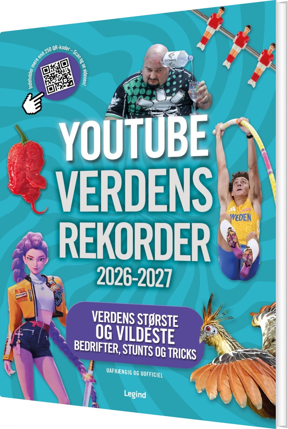 Youtube Verdensrekorder 2026-2027 - Adrian Besley - Bog - Legind