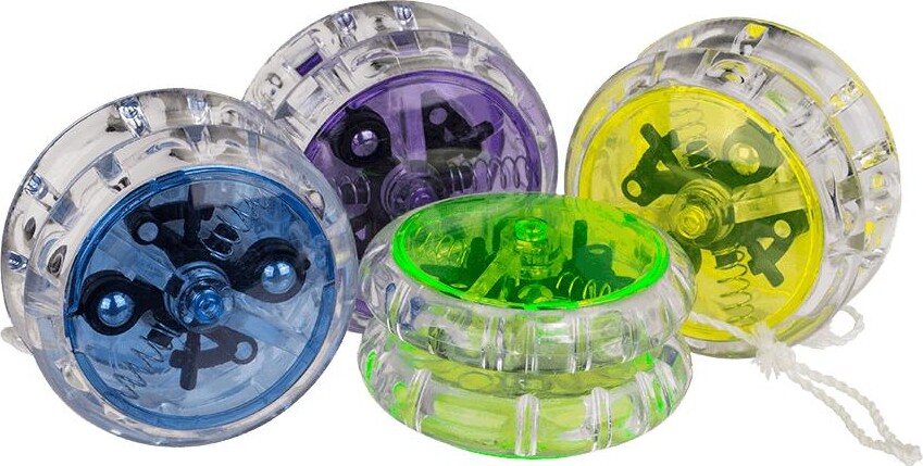 Yoyo Med Bremse Og Lys - Legetøj Til Børn - Overraskelsesfarve