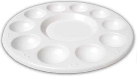 Zieler - Malerpalette - 11 Rum - Rund - ø 17 Cm