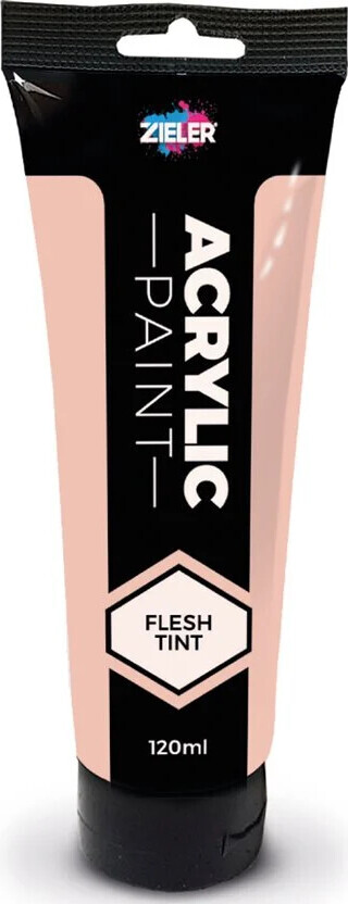 Zieler - Acrylic Paint - Flesh Tint - 120 Ml - Akrylmaling