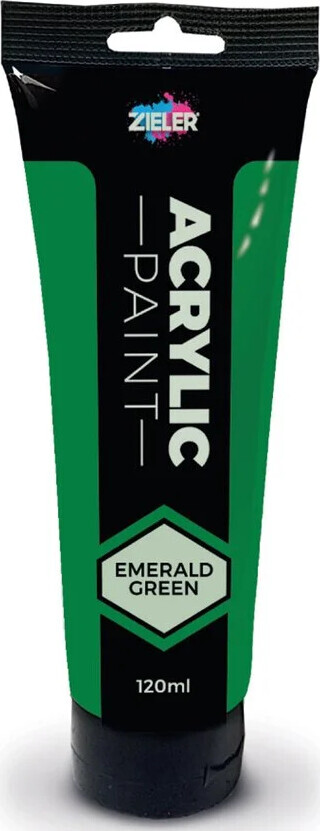 Zieler - Acrylic Paint - Emerald Green - 120 Ml - Akrylmaling
