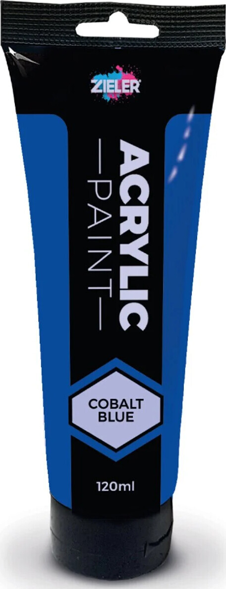 Zieler - Acrylic Paint - Cobalt Blue - 120 Ml - Akrylmaling