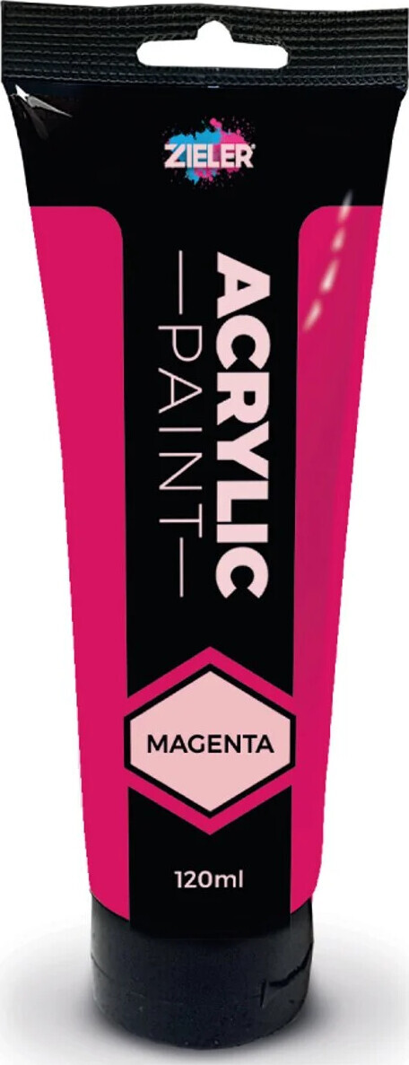 Zieler - Acrylic Paint - Magenta - 120 Ml - Akrylmaling