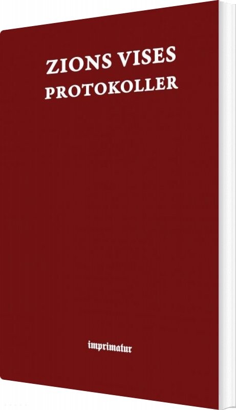 Zions Vises Protokoller - Sergej A. Nilus - Bog
