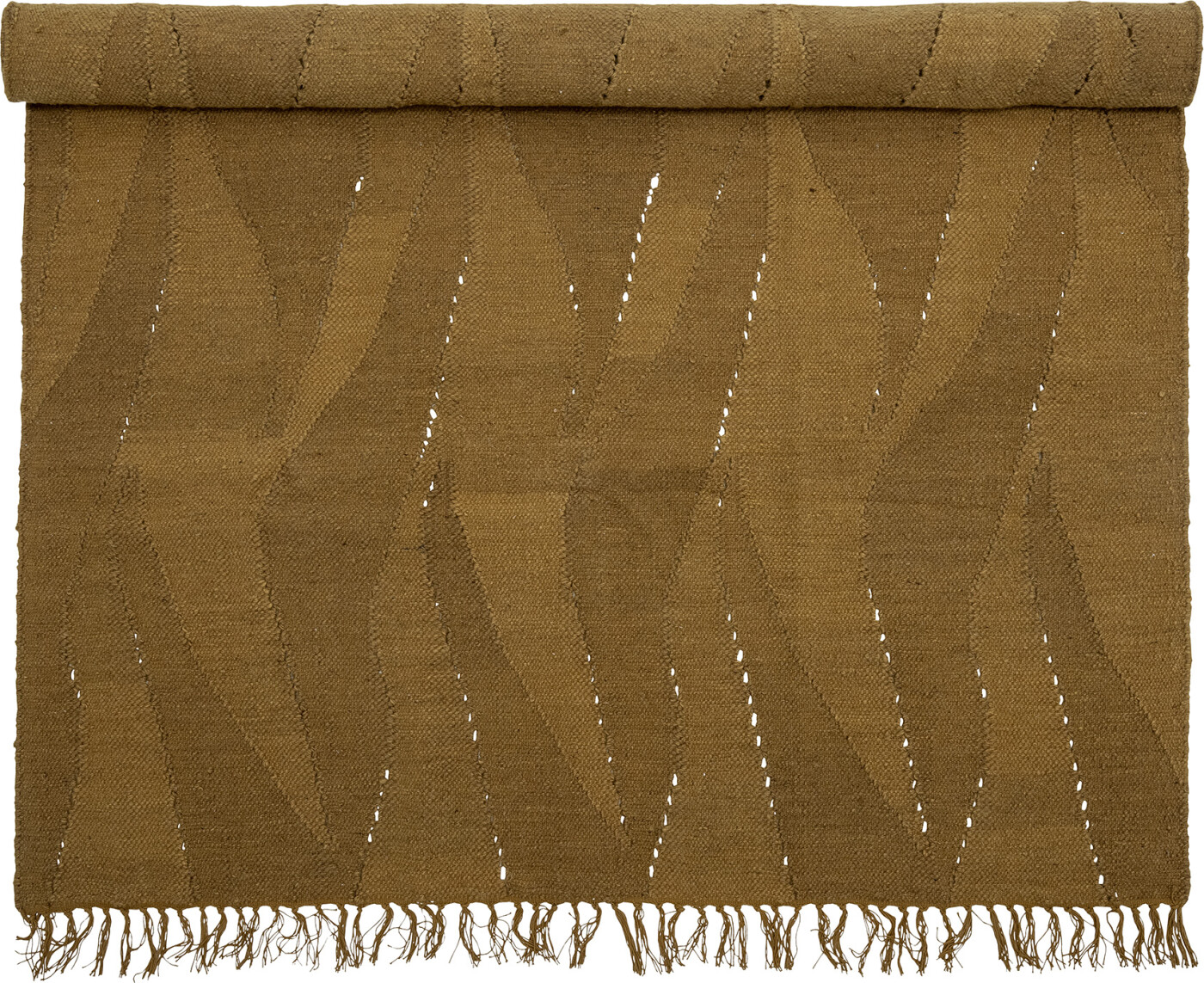 BLOOMINGVILLE Zola Tæppe, Brun, Uld W: 140cm, L: 200cm