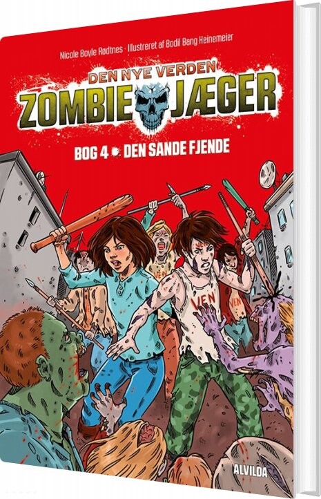 Billede af Zombie-jæger - Den Nye Verden 4: Den Sande Fjende - Nicole Boyle Rødtnes - Bog hos Gucca.dk