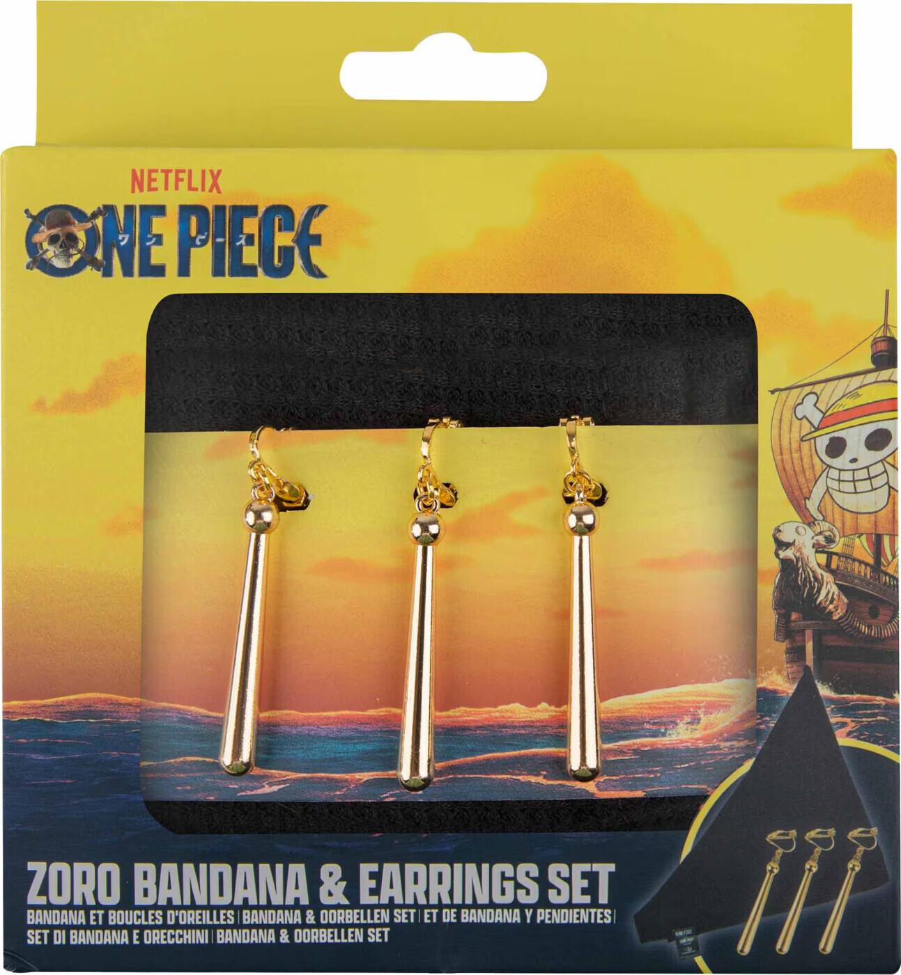 Zoro's Bandana And Earrings - One Piece (cr1990)