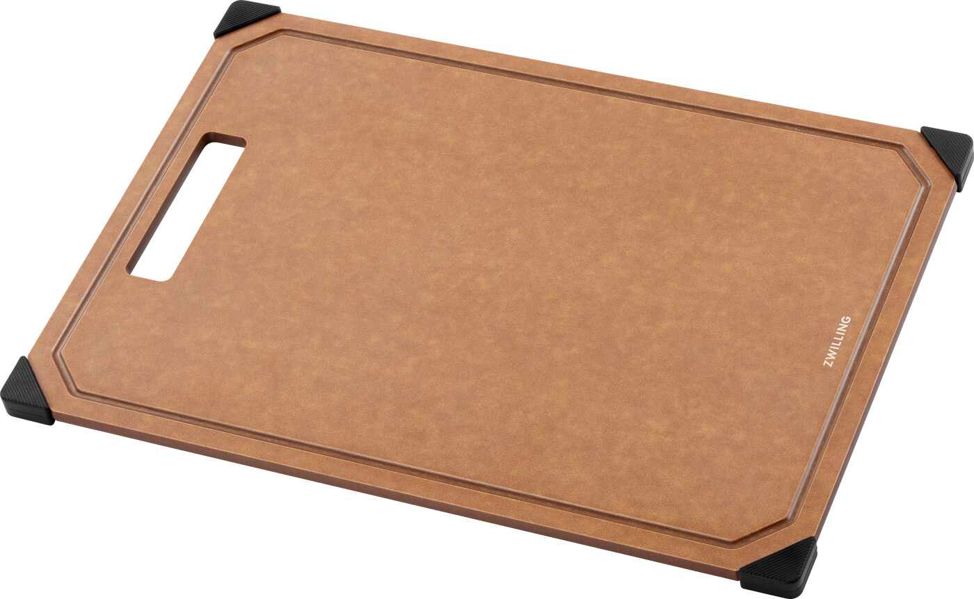 Zwilling - Skærebræt Med Saftrille - Træfiber - Brun - 37x25 Cm