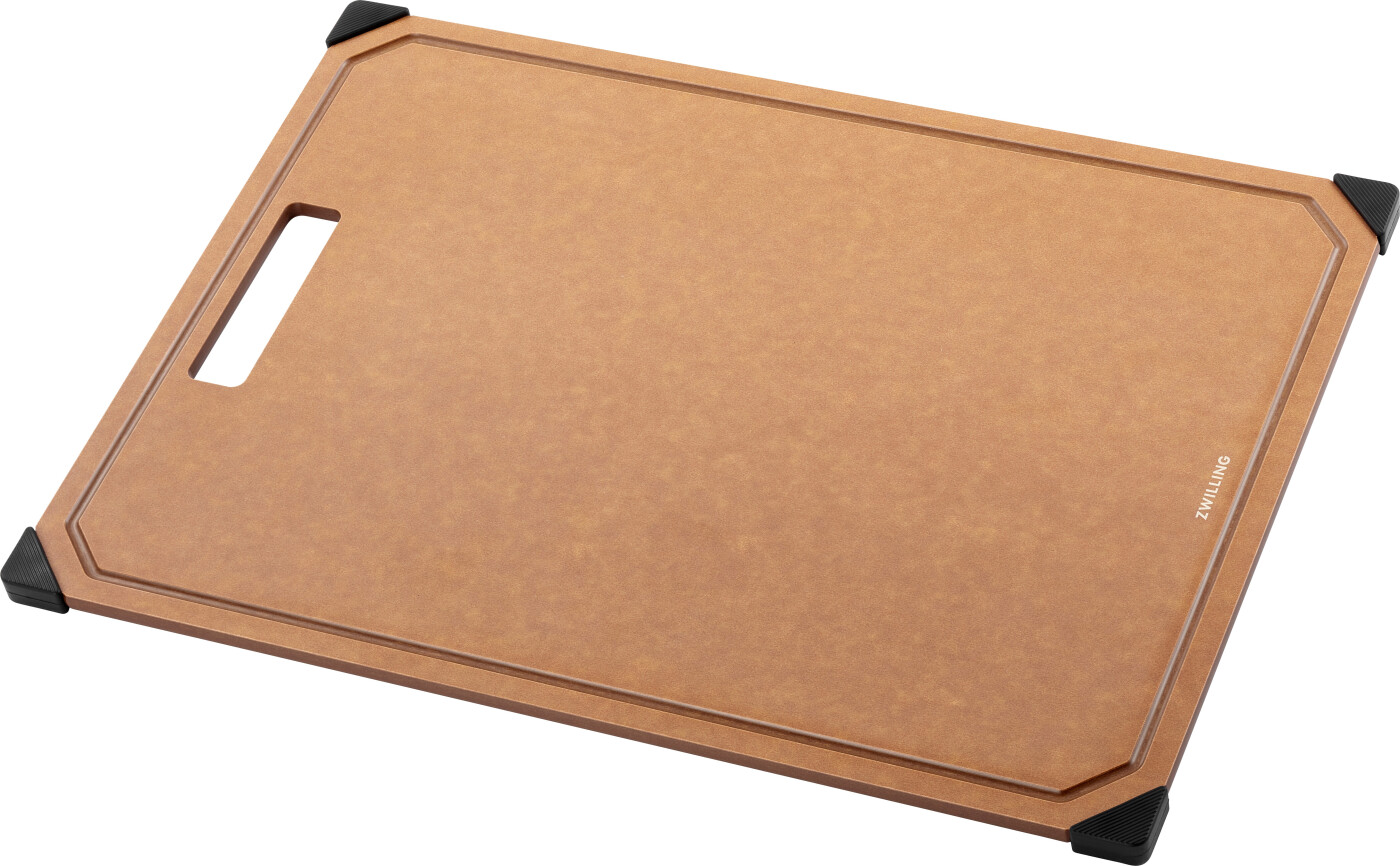 Zwilling - Skærebræt Med Saftrille - Træfiber - Brun - 42x30 Cm
