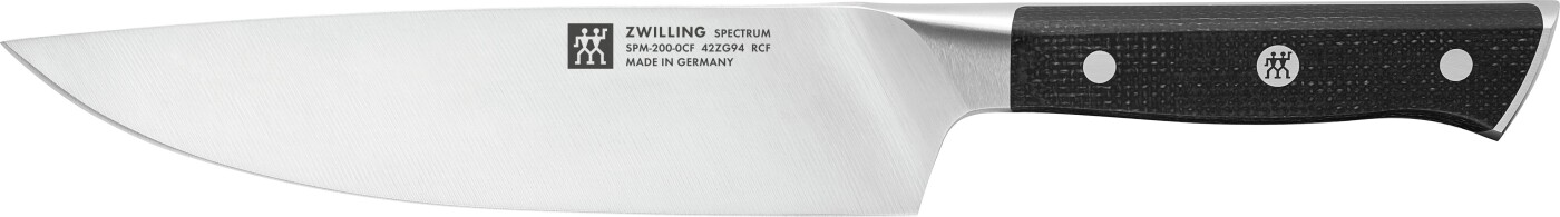 Zwilling - Spectrum Kokkekniv - Sort - 20 Cm