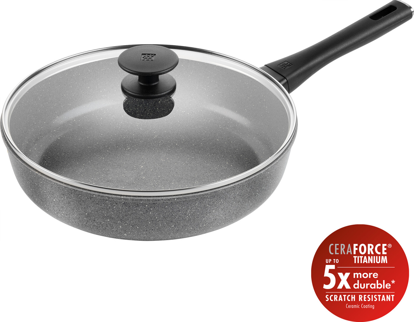 Zwilling - Terreno Plus Sauterpande - Keramisk - ø 28 Cm - Grå