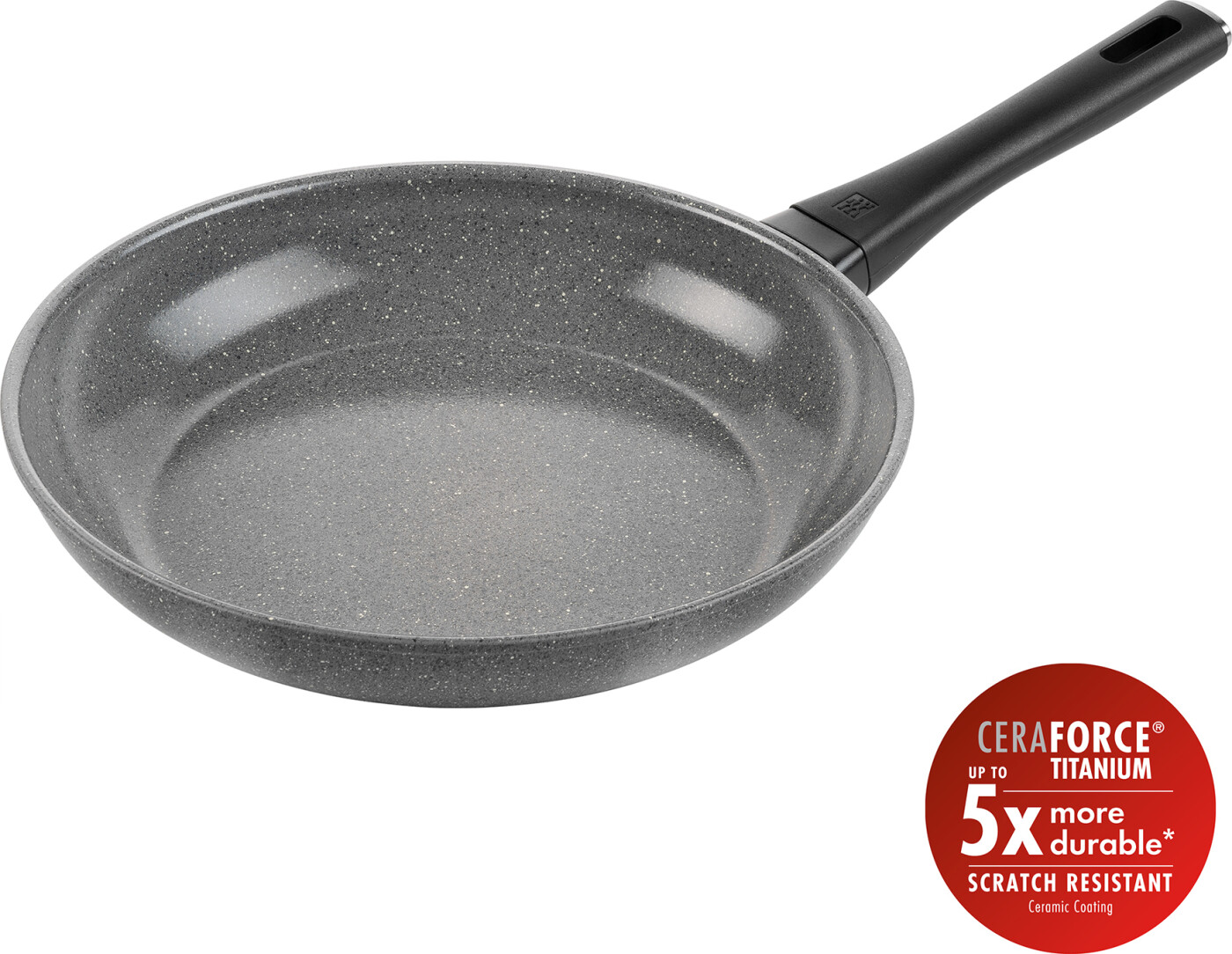 ZWILLING Terreno Plus Ceramic Stegepande, 28 cm, Aluminium, Titanium forstærket keramisk non-stick-belægning