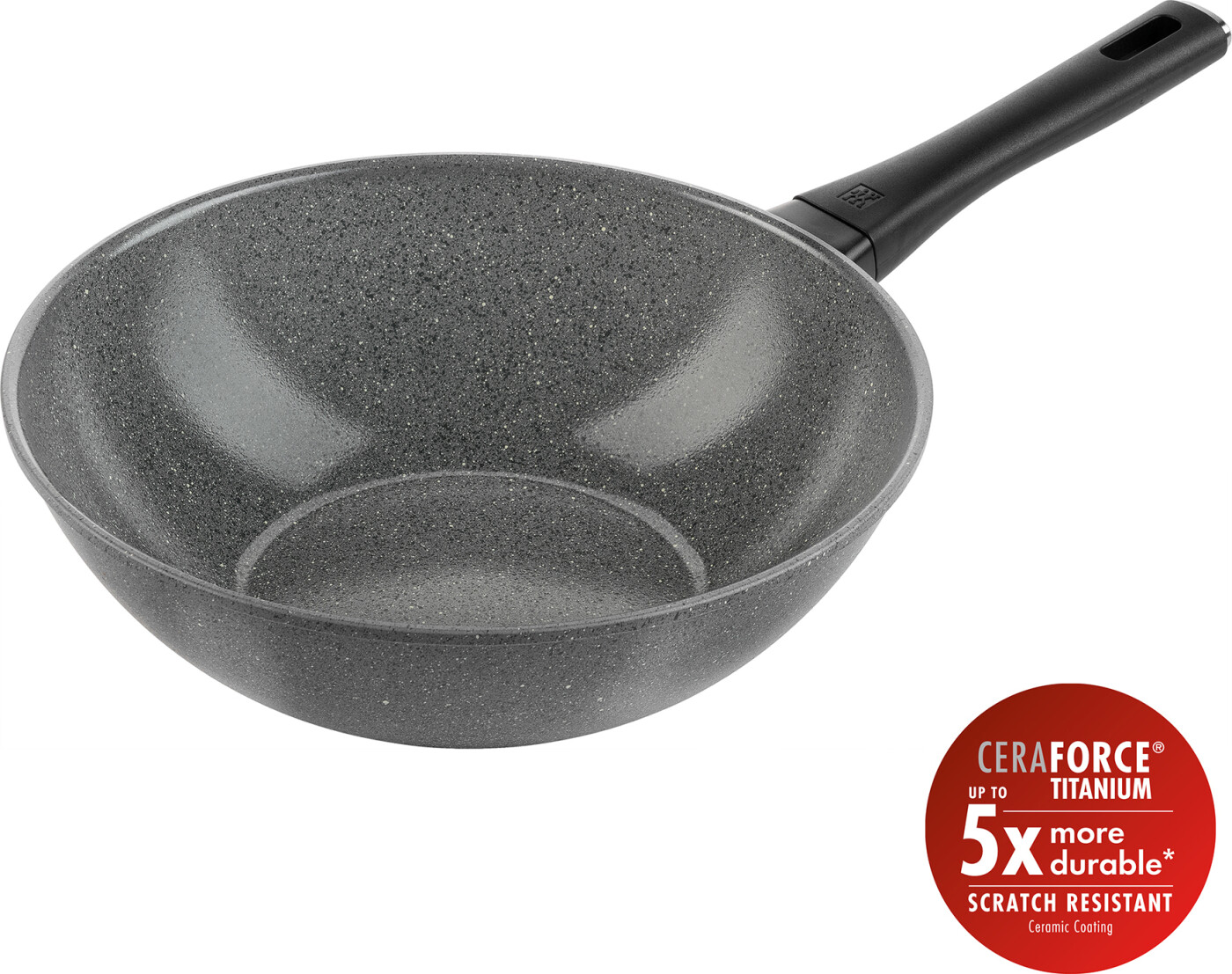 Zwilling - Terreno Plus Wok Pande - Keramisk - ø 28 Cm - Grå