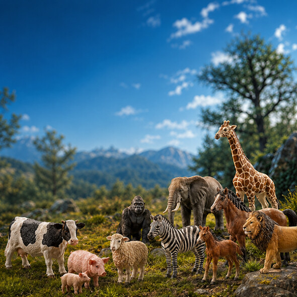 Schleich Wild life og Farm world 1