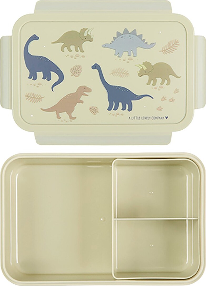 A Little Lovely Company - Bento Madkasse - Dinosaurs - 22 X 75 X 145 Cm