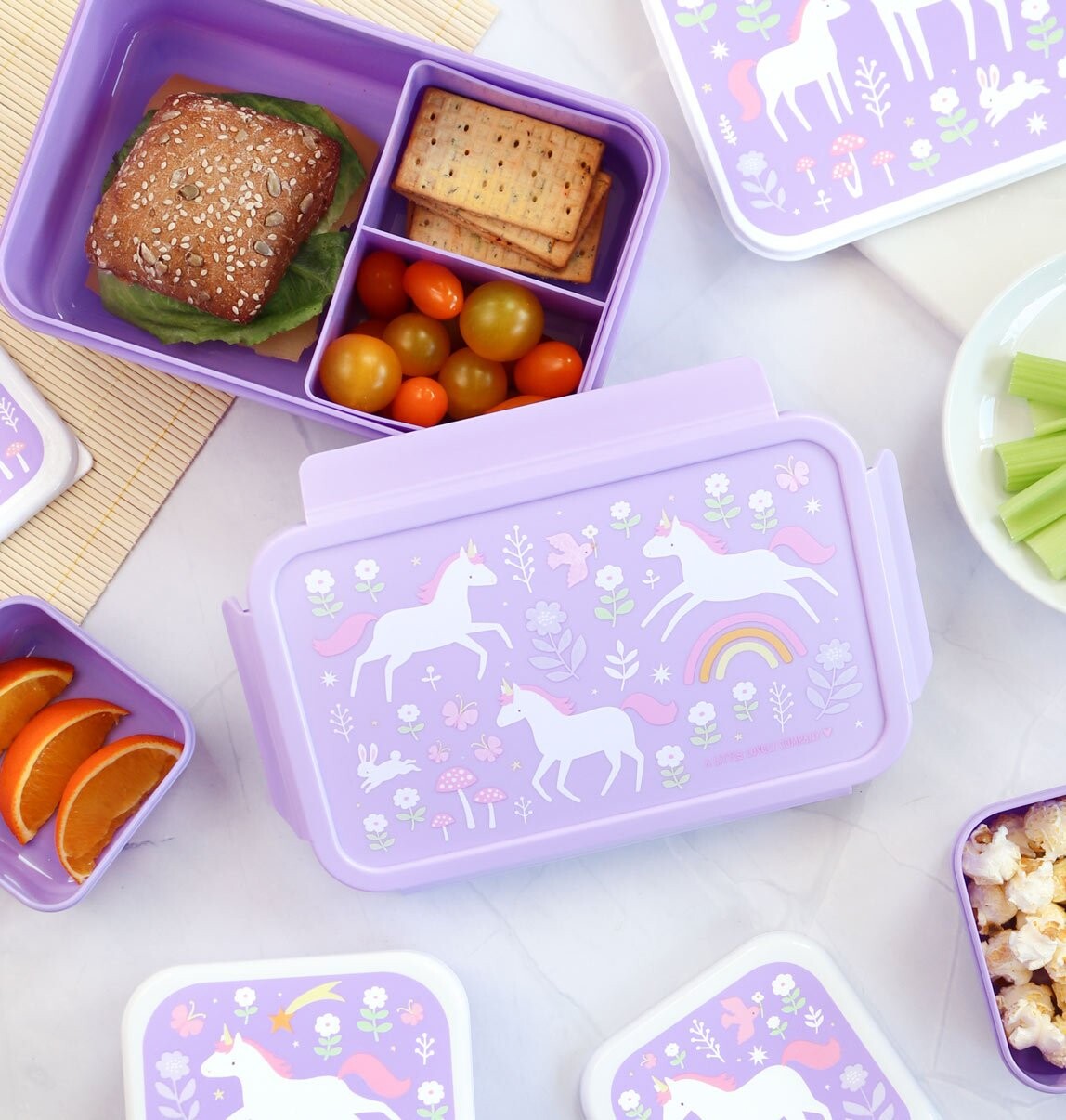 A Little Lovely Company - Bento Madkasse - Unicorn Dreams