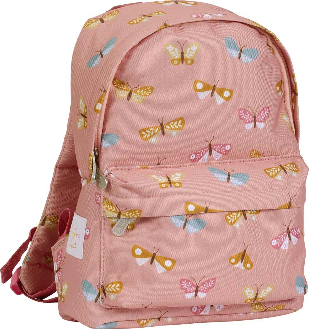 A Little Lovely Company - Lille Rygsæk - Butterflies - 22 X 30 X 10 Cm