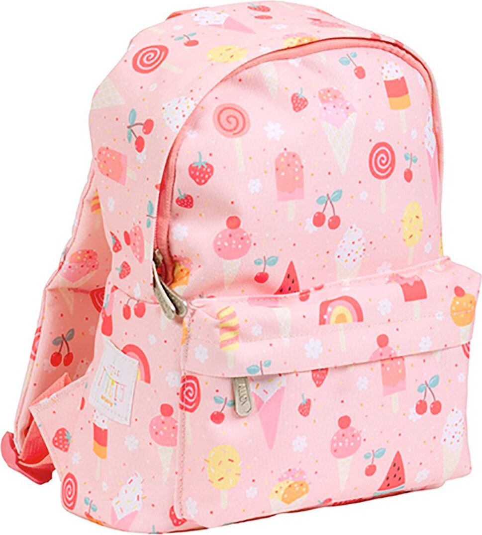 A Little Lovely Company - Lille Rygsæk - Icecream - 22 X 30 X 10 Cm