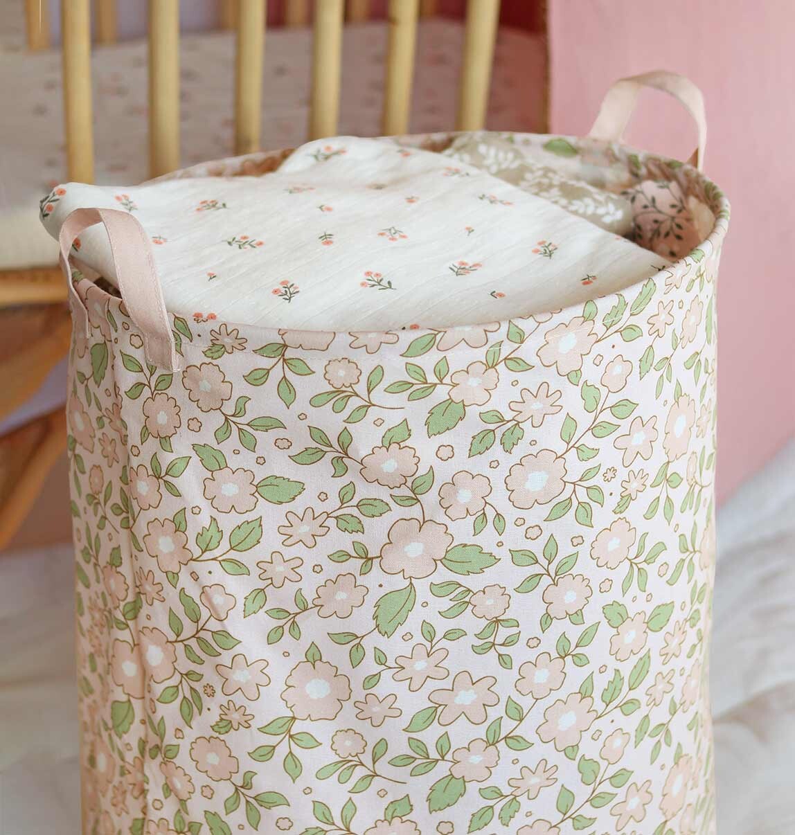 A Little Lovely Company - Opbevaringskurv - Blossom Pink