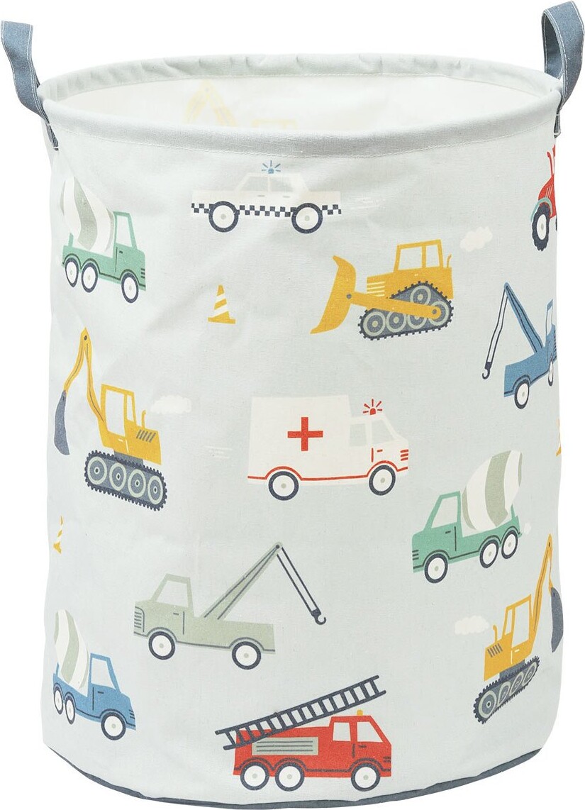 A Little Lovely Company - Opbevaringskurv - Vehicles - 40 X 50 X 40 Cm