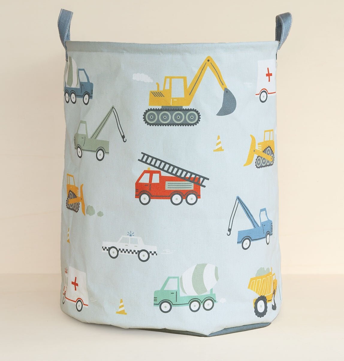 A Little Lovely Company - Opbevaringskurv - Vehicles - 40 X 50 X 40 Cm