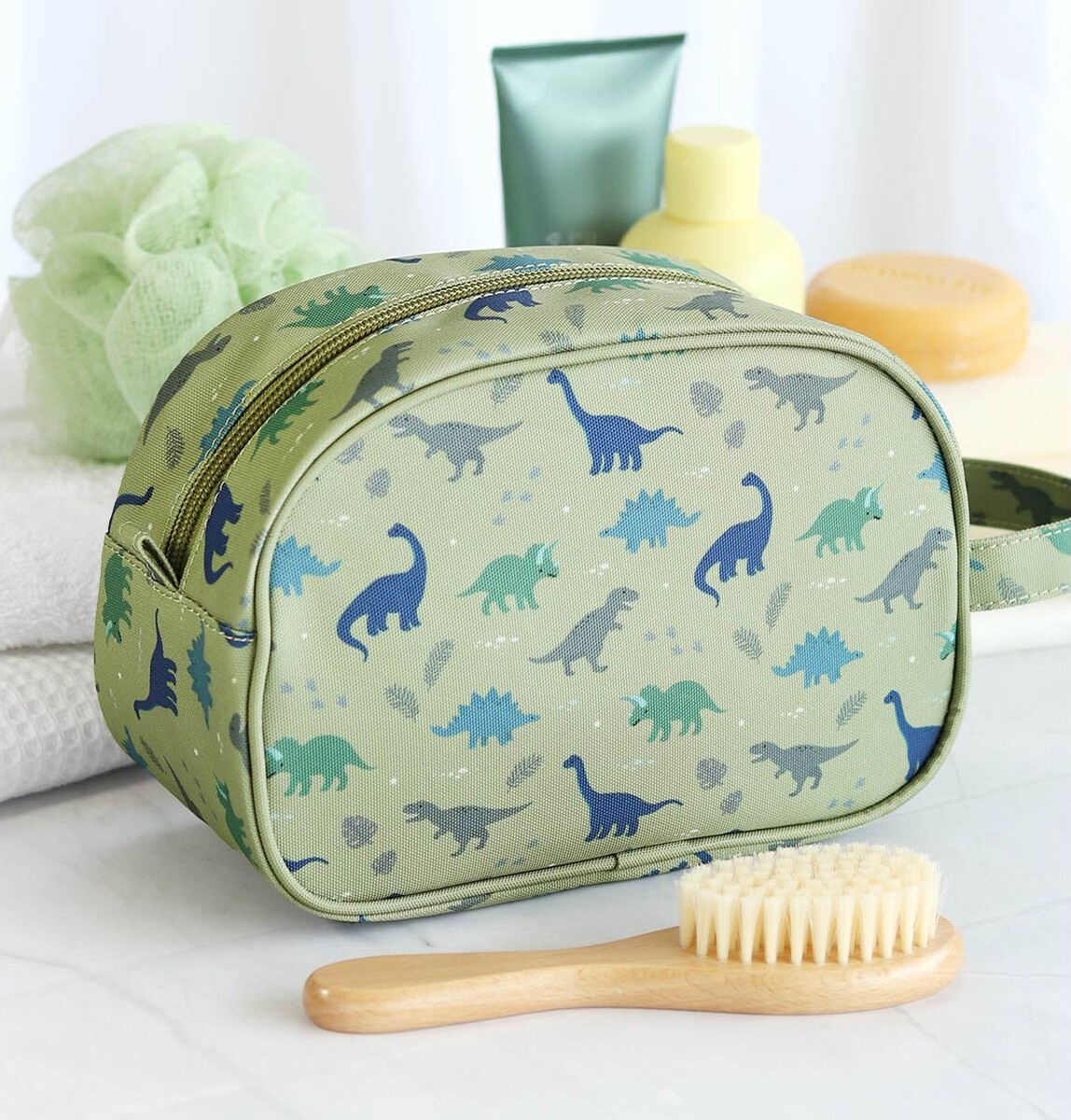 A Little Lovely Company - Toilettaske - Dinosaurer - 205 X 14 X 95 Cm
