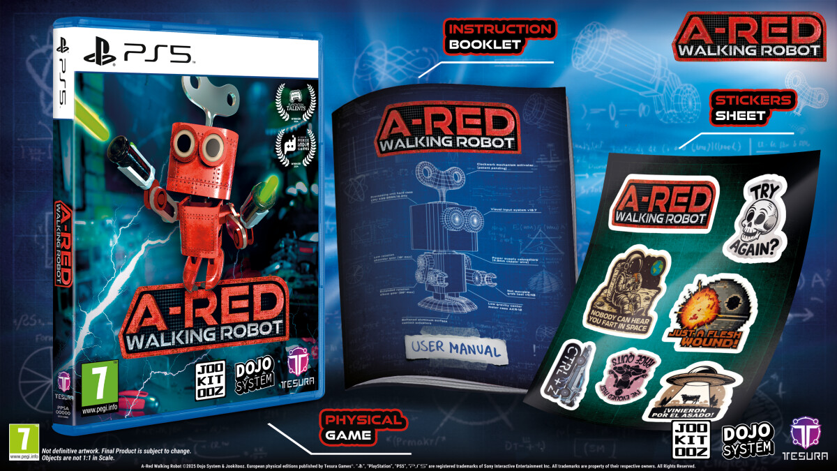 A-Red Walking Robot