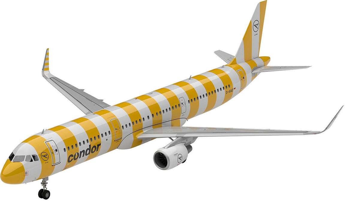 Revell - Airbus A321-200 Condor Fly - 1 144 - Level 4 - 03788