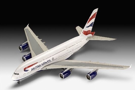Revell - Airbus A380-800 Fly Byggesæt - 1 144 - Level 4 - 03922