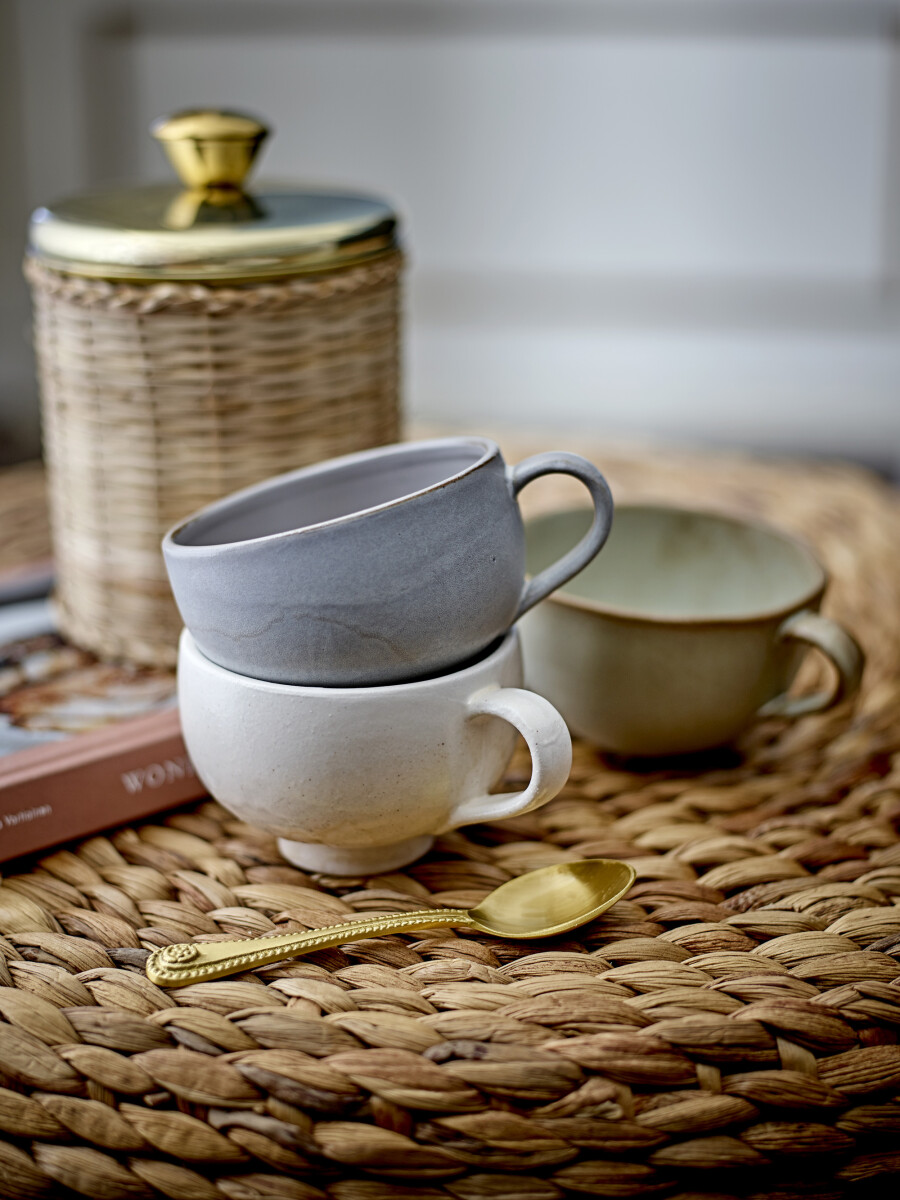 Bloomingville - Abas Krukke Med Låg - Brass - Rustfri Stål - 2 Stk