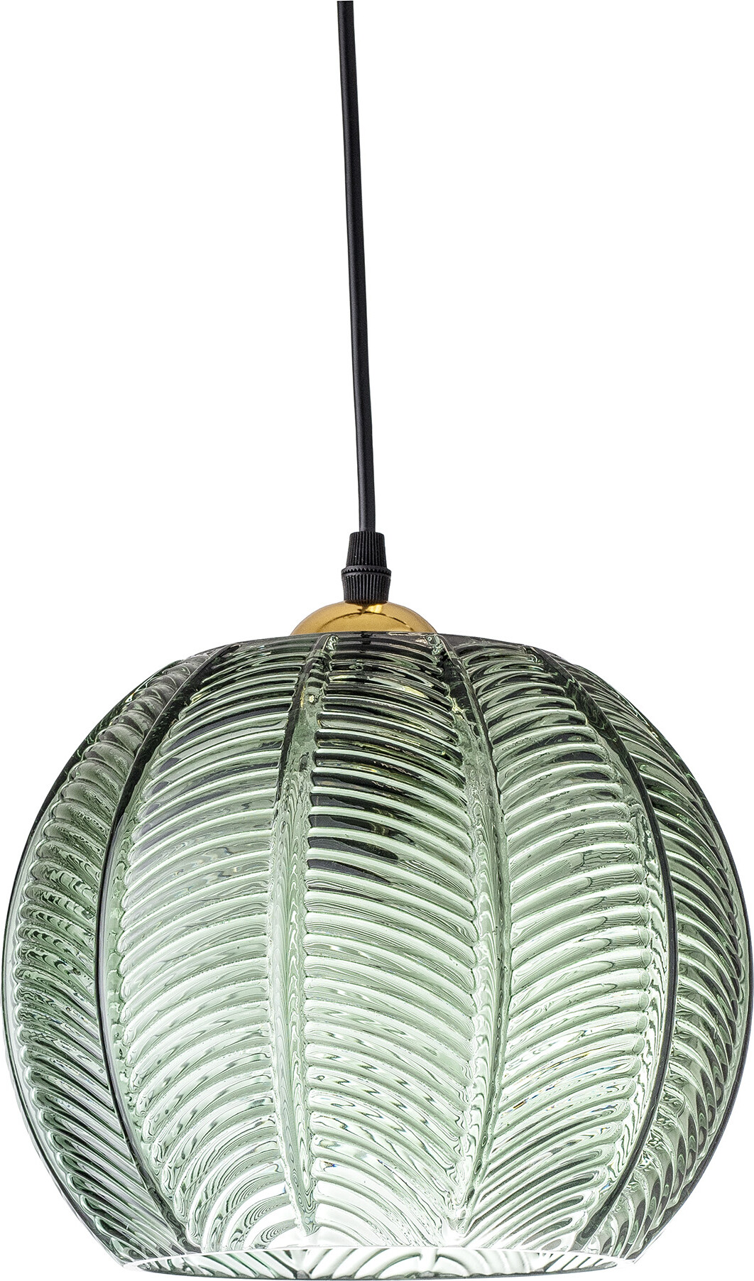 Bloomingville - Adar Pendel Lampe - Grøn - Glas