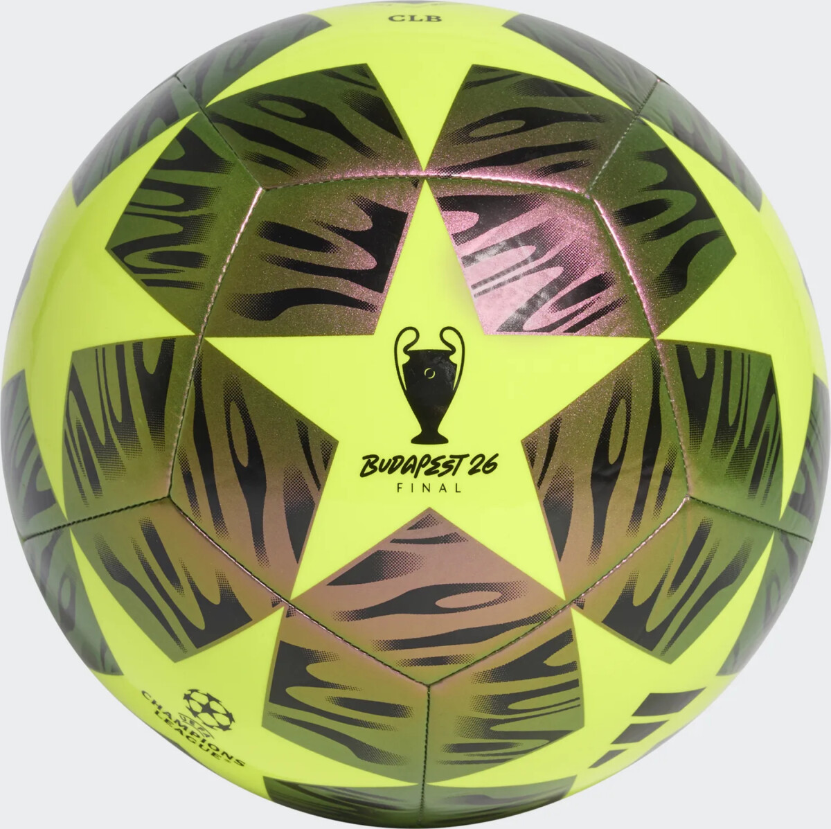 Adidas - Uefa Champions League - Fodbold - Str 5 - Sort Gul