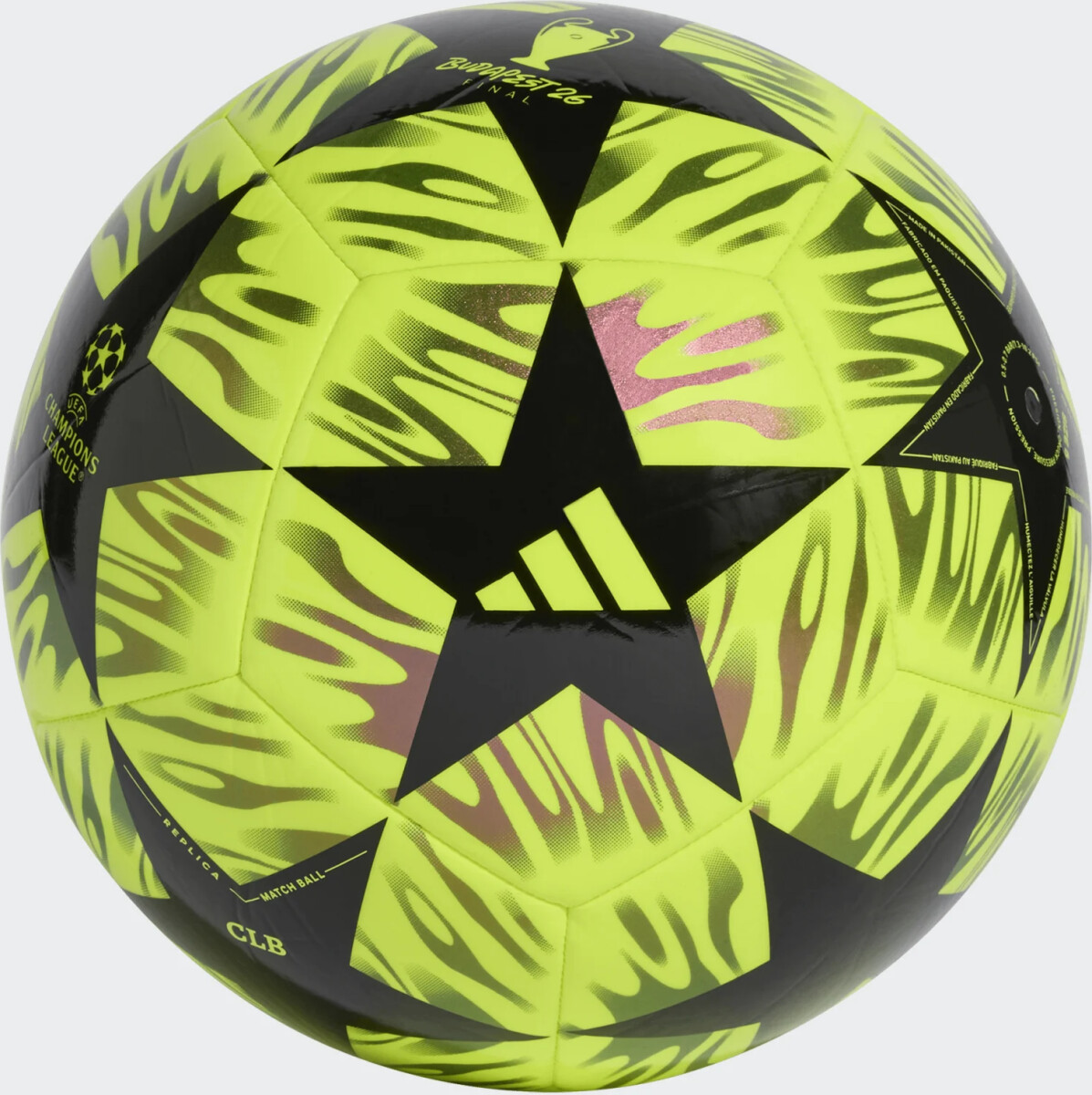 Adidas - Uefa Champions League - Fodbold - Str 5 - Gul