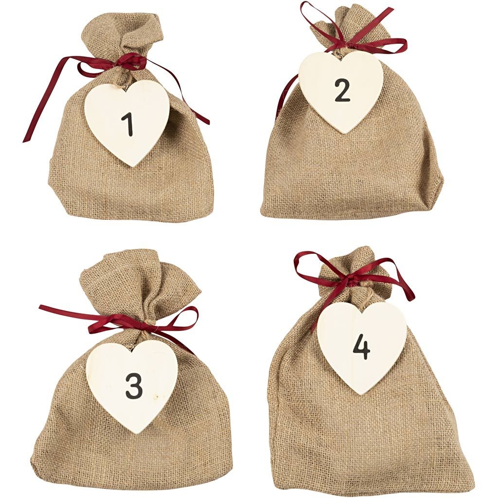 Kreativ Adventskalender - Hækling Diy - 4 Gaver