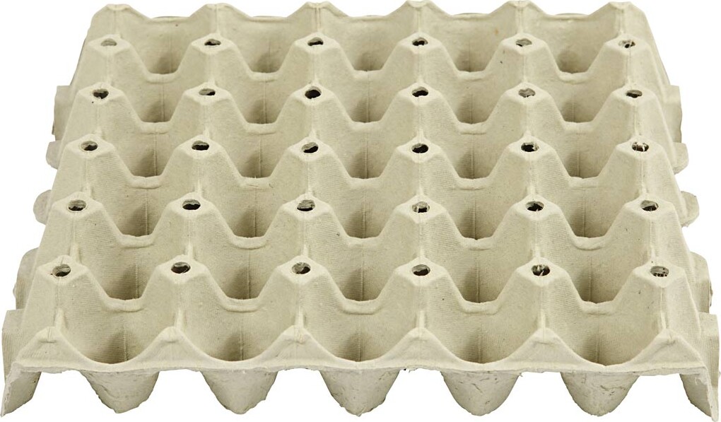 Æggebakker - H 4 Cm - Str 29X29 Cm - 20 Stk
