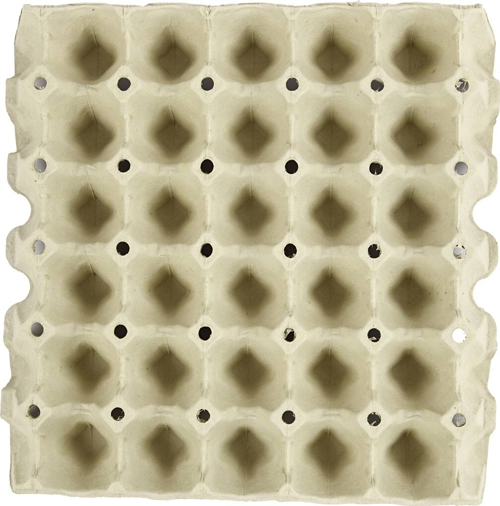 Æggebakker - H 4 Cm - Str 29X29 Cm - 20 Stk