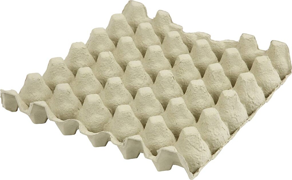 Æggebakker - H 4 Cm - Str 29X29 Cm - 20 Stk
