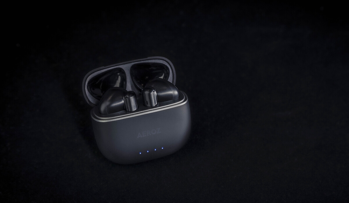 Aeroz - Tws-1000 - Trådløse Bluetooth Earpods - Sort