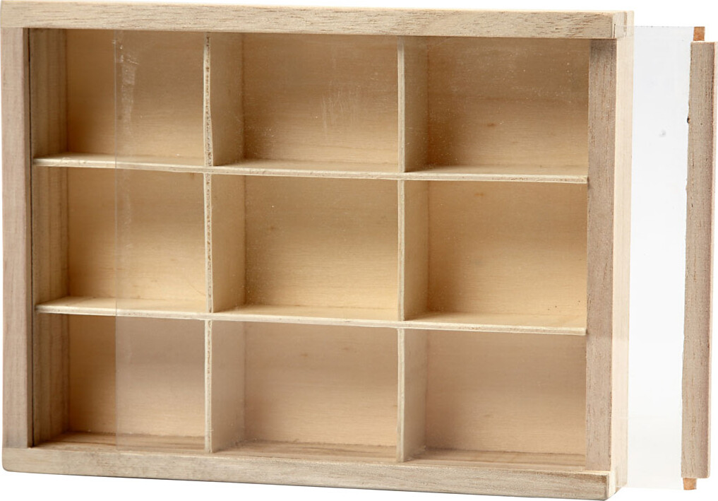 Æske Med Ruminddeling Og Skydelåg - D 3 5 Cm - Str 17X13 Cm - 1 Stk