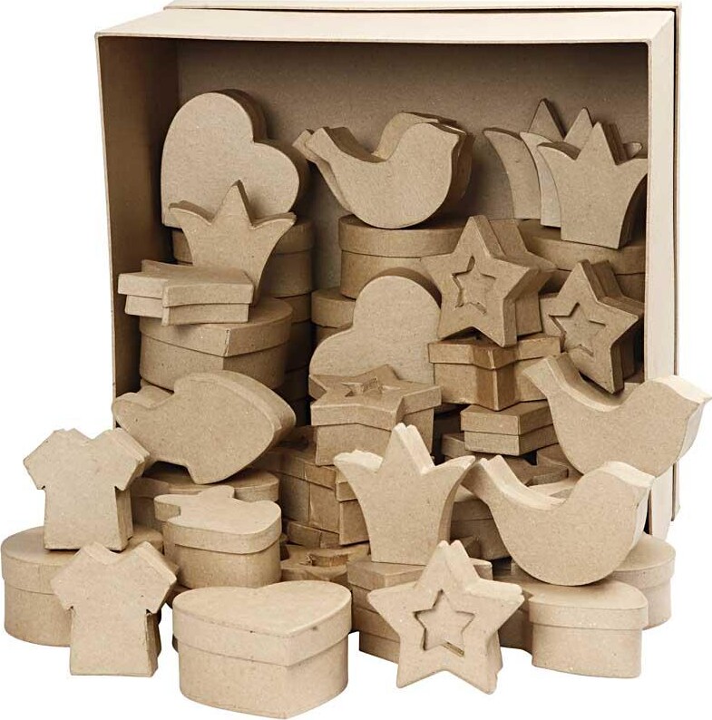Æsker - Str 6-11 Cm - 63 Stk - Assorteret