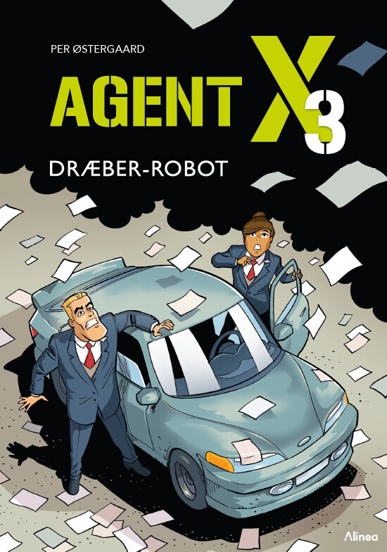 Agent X3 Dræber-Robot Blå Læseklub