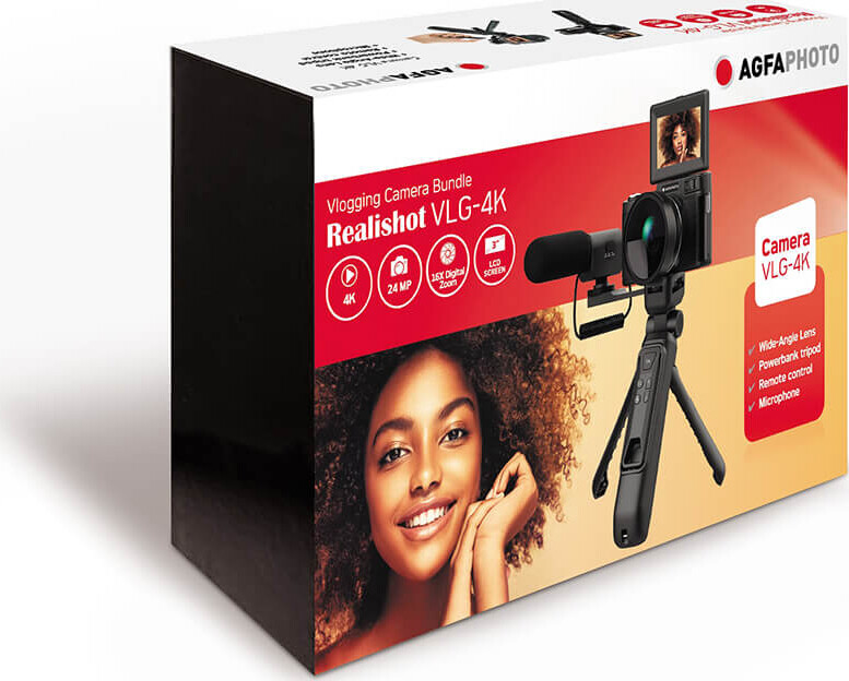 Agfaphoto - Vlogging Camera Realishot 16X Digital Zoom