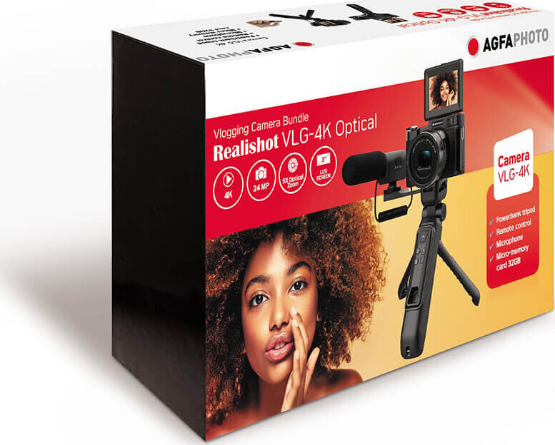 Agfaphoto - Vlogging Camera Realishot 5X Optical Zoom