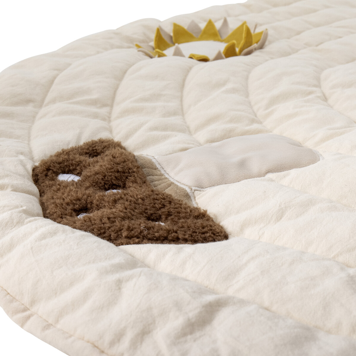 Bloomingville Mini - Agnes Legetæppe - Hvid - Bomuld - Ø 100 Cm