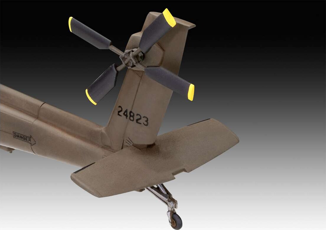 Revell - Ah-64A Apache Modelfly Byggesæt - 1 72 - Level 4 - 03824