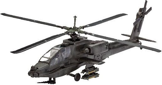 Revell - Ah-64A Apache Byggesæt - 1 100 - Level 3 - 04985